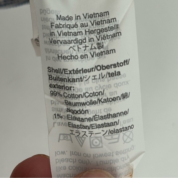 Madewell Slim Emmett Wide-Leg Crop Pants in Montpellier Stripe Size 28 (10) - Picture 10 of 10